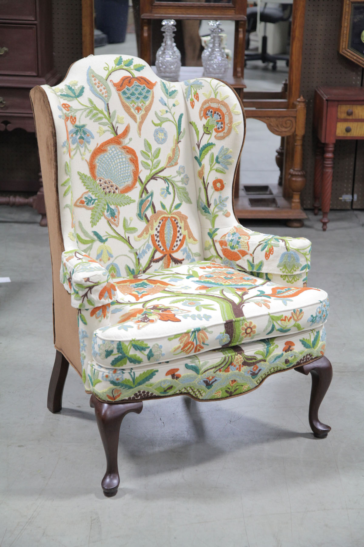 WOODMARK WINGBACK ARMCHAIR. 