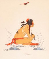 WOODY BIG BOW (1914-1988) GOUA