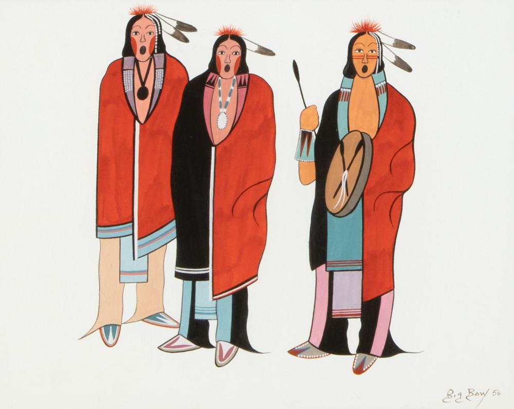 WOODY BIG BOW, UNTITLED (THREE