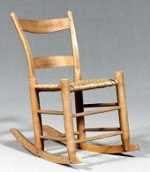 Woody rocking chair, bentwood