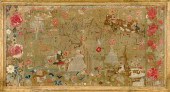 WOOL CANVASWORK OVERMANTEL EMB
