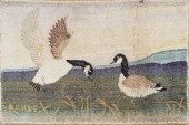 WOOL HOOKED RUGWool Hooked Rug