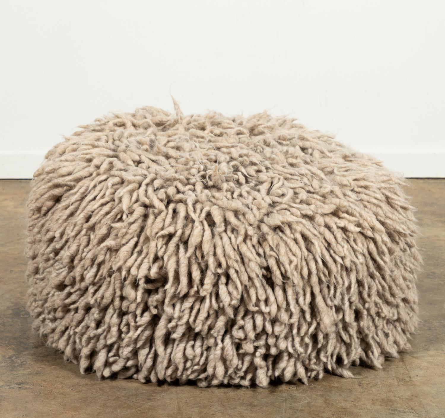 WOOL RASTA POUF, PAULO HAUBERT