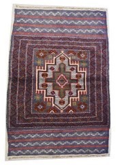 WOOL SADDLE BLANKET, APPROX 4'