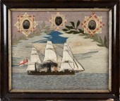 WOOLWORK PICTURE OF A BRITISH