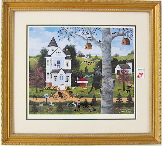 WOOSTER SCOTT COLOR LITHOGRAPH