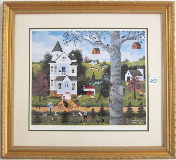 WOOSTER SCOTT COLOR LITHOGRAPH