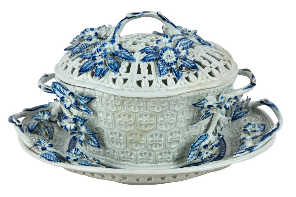 WORCESTER COVERED CHESTNUT BASKET &