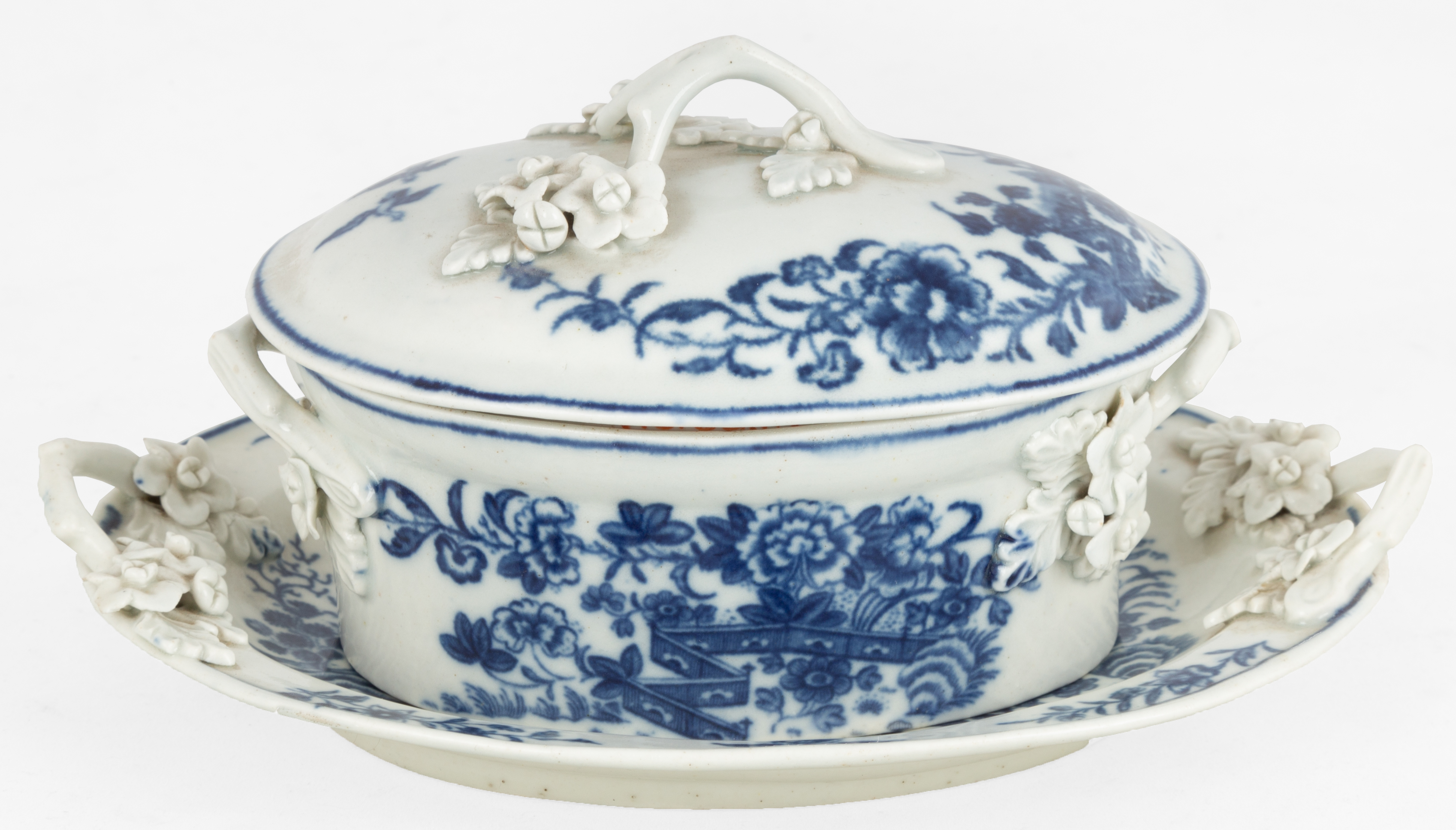 WORCESTER MINIATURE BLUE & WHITE