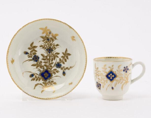 WORCESTER PORCELAIN COFFEE CUP &