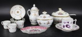 WORCESTER PORCELAIN GROUPING W