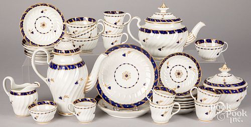 WORCESTER PORCELAIN TEA SERVICE,