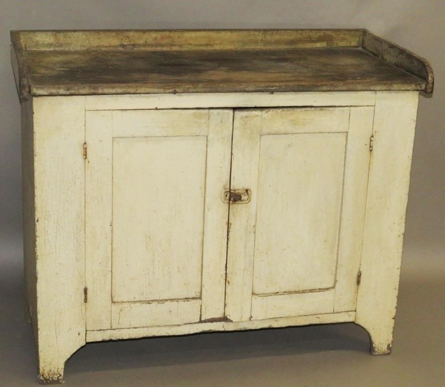 WORK CABINETca. 1870; in poplar