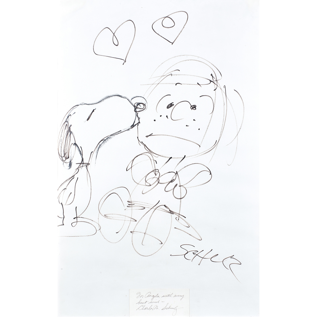 WORK ON PAPER, CHARLES SCHULZ