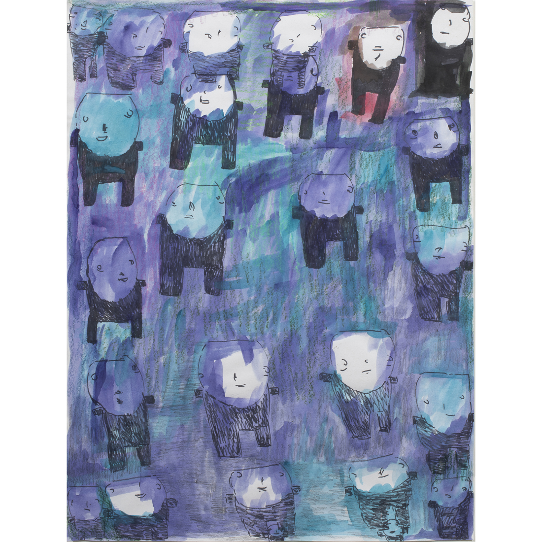 WORK ON PAPER, DONALD MITCHELL