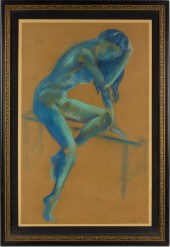 WORK ON PAPER, FIGURE STUDY IN