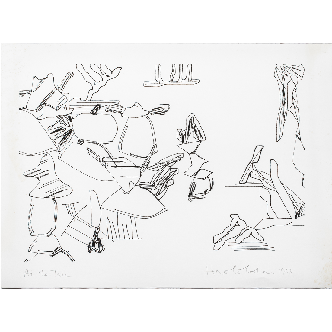 WORK ON PAPER, HAROLD COHEN
