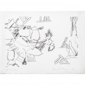 WORK ON PAPER, HAROLD COHEN Ha