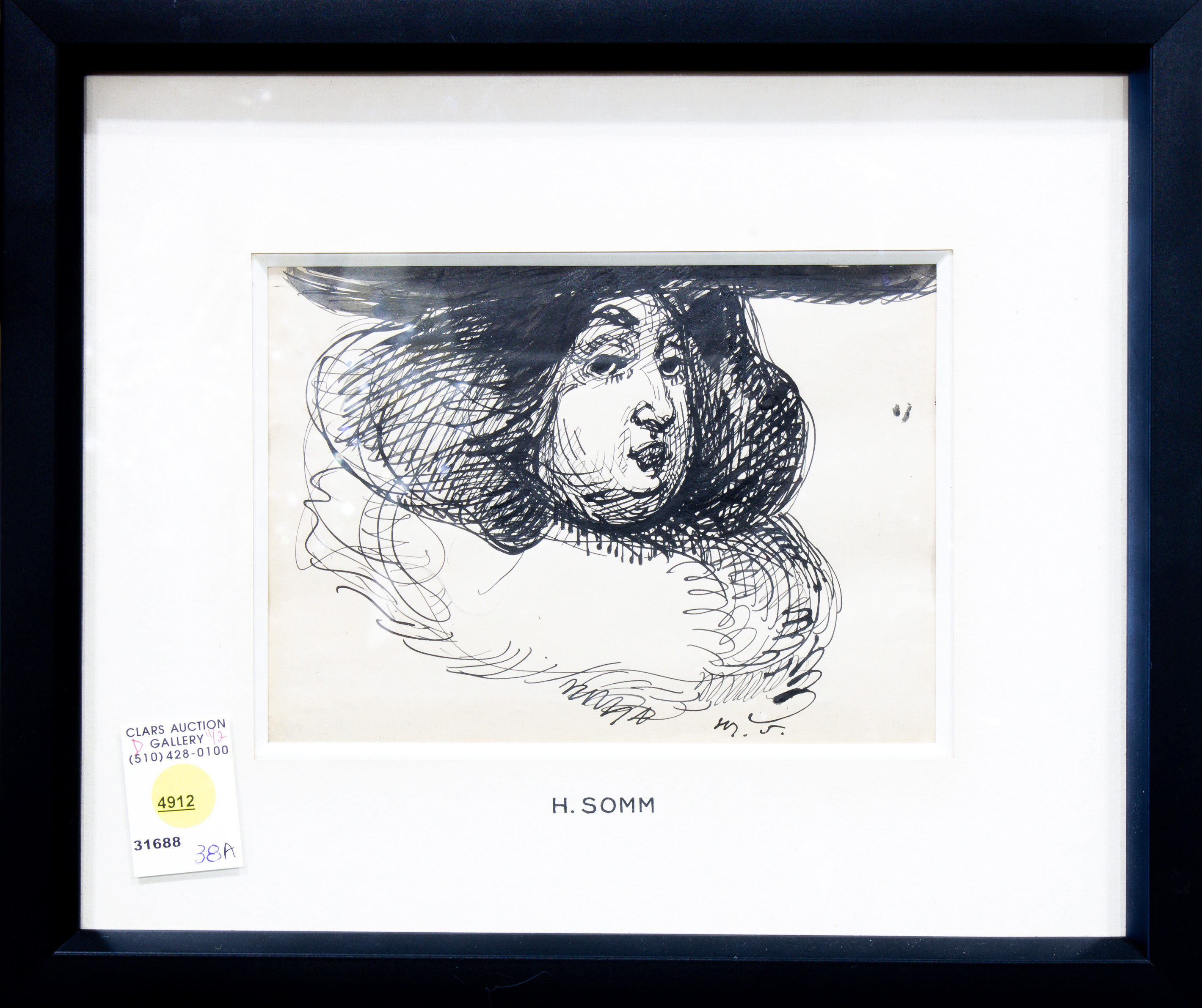 WORK ON PAPER, HENRY SOMM Henry