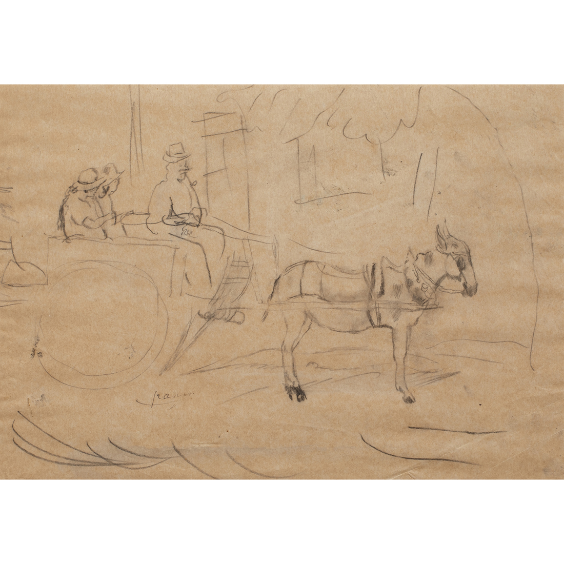 WORK ON PAPER, JULES PASCIN Jules
