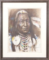 WORK ON PAPER, NEZ PERCE WARRI