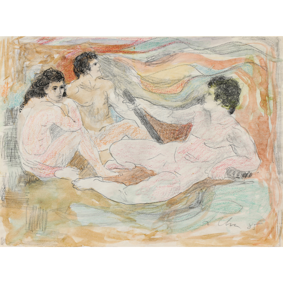 WORK ON PAPER, SANDRO CHIA Sandro