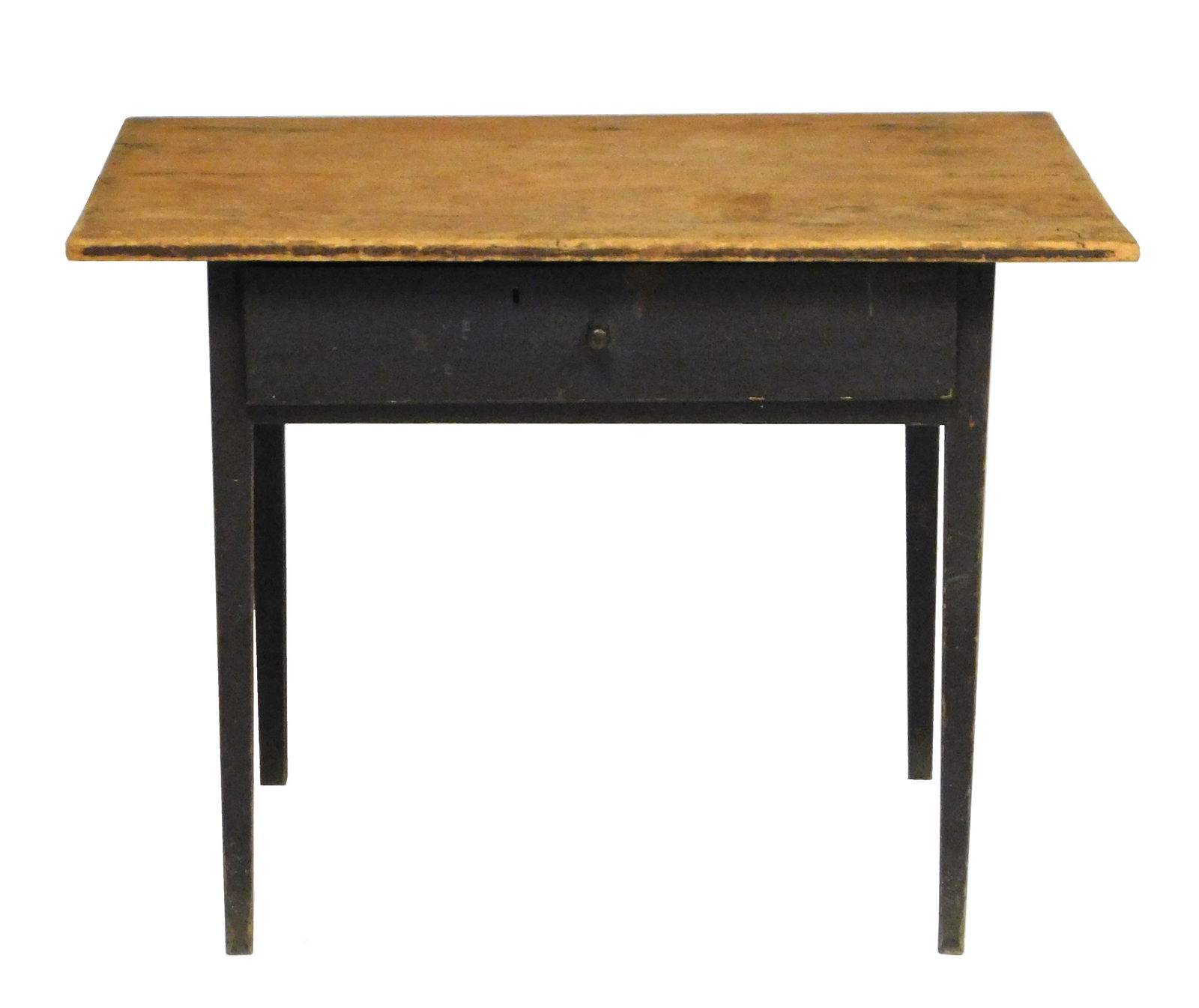 WORK TABLE, 19TH C., AMERICAN, PINE