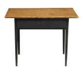 WORK TABLE, 19TH C., AMERICAN,