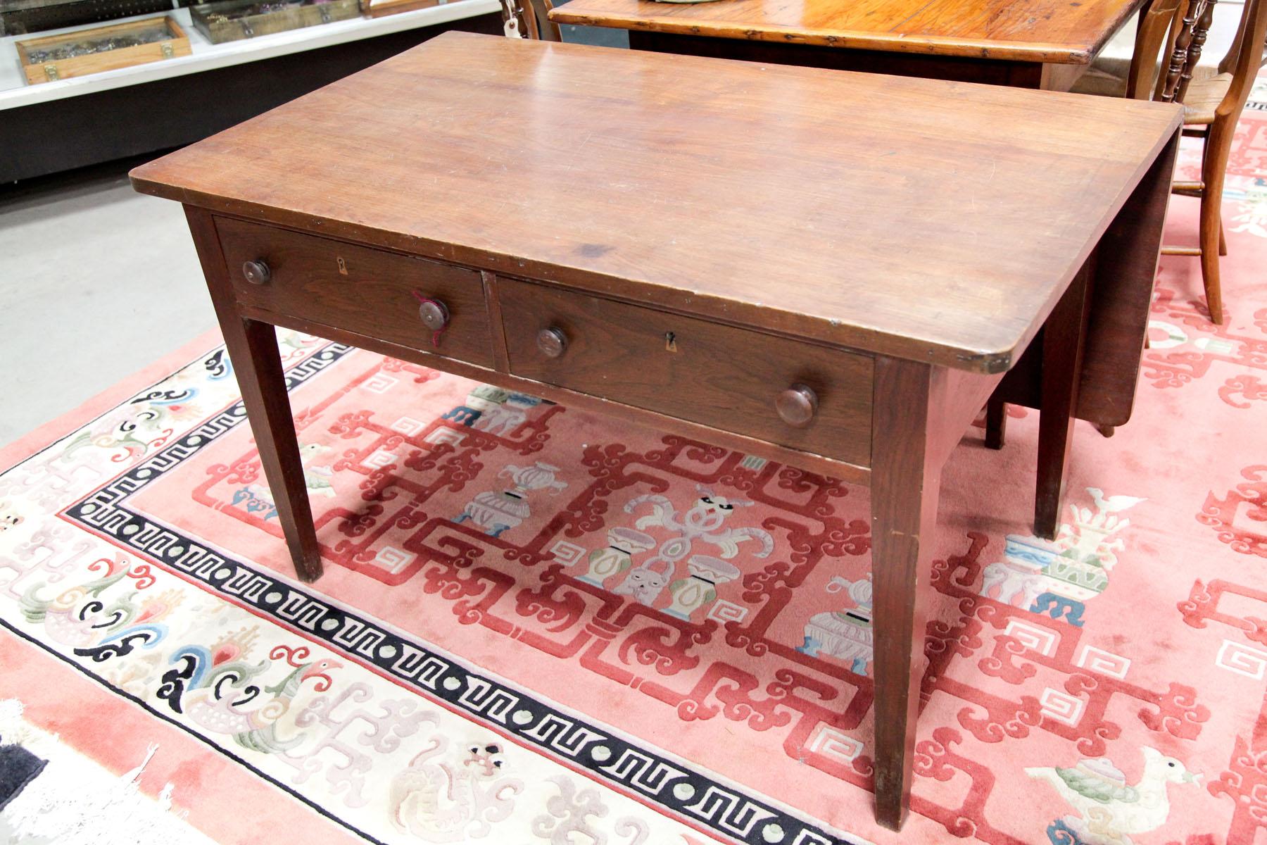 WORK TABLE.  American  mid 19th