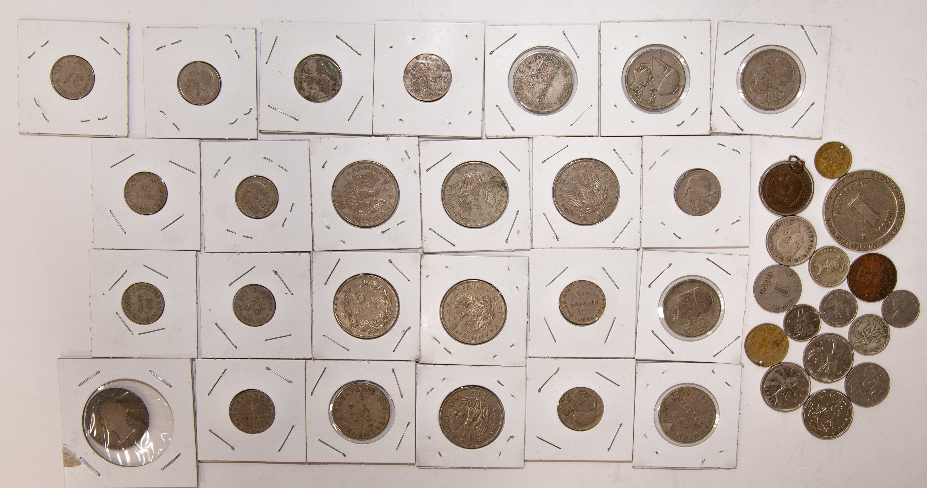 WORLD COINS 5-50 Lepta, 6-1