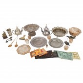 World silverplate, chased dish