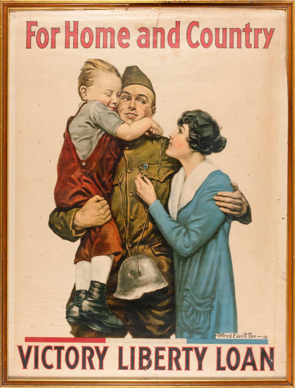 WORLD WAR I POSTER "FOR HOME AND
