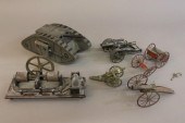 World War I wooden toy tank, 4