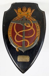 WORLD WAR II CAST IRON PAINTED