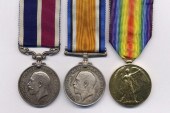 WORLD WAR ONE, GROUP OF THREE<