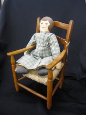 Wormy Chestnut Antique Doll Ch