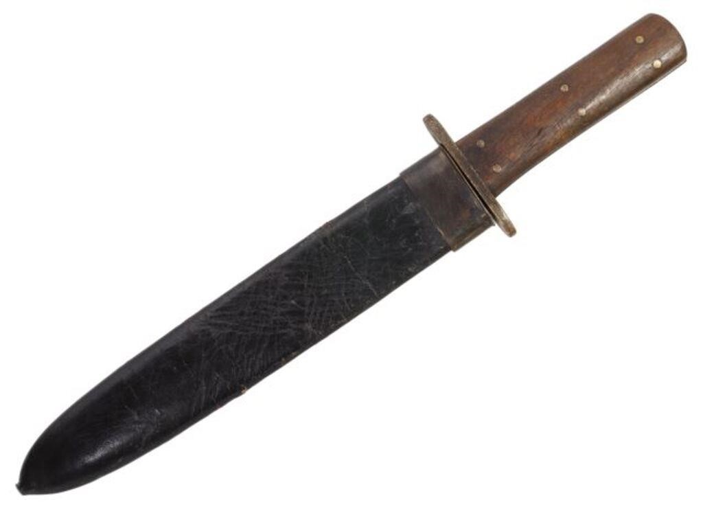 WOSTENHOLM SHEFFIELD KNIFE, LEATHER