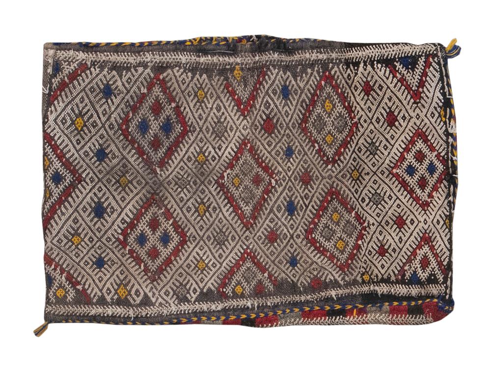 WOVEN BAG, PROBABLY AFGHANI FIRST