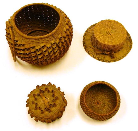 Woven baskets most likely made in