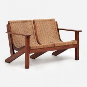 WOVEN CORD LOVESEAT, MANNER OF