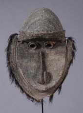 WOVEN FIBER GABLE MASK FROM IA