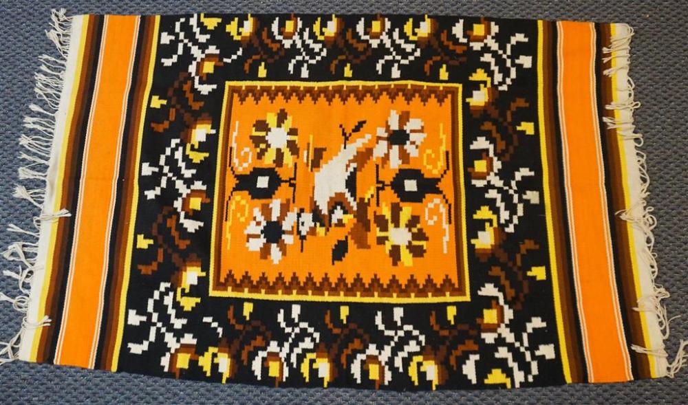 WOVEN FLATSTITCH RUG, 6'6" X
