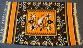 WOVEN FLATSTITCH RUG, 6'6" X 4