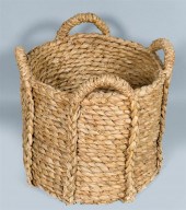 WOVEN GRASS BASKETWOVEN GRASS