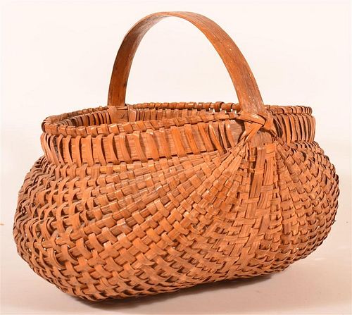 WOVEN OAK SPLINT BUTTOCK MARKET