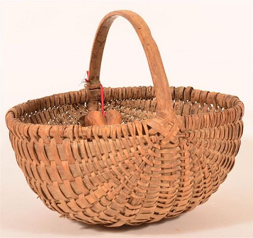 WOVEN OAK SPLINT MARKET OR FIELD