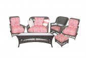 WOVEN SEAGRASS LIVING ROOM SET