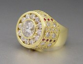WOW! 7.83 CTW DIAMOND GENTS RI