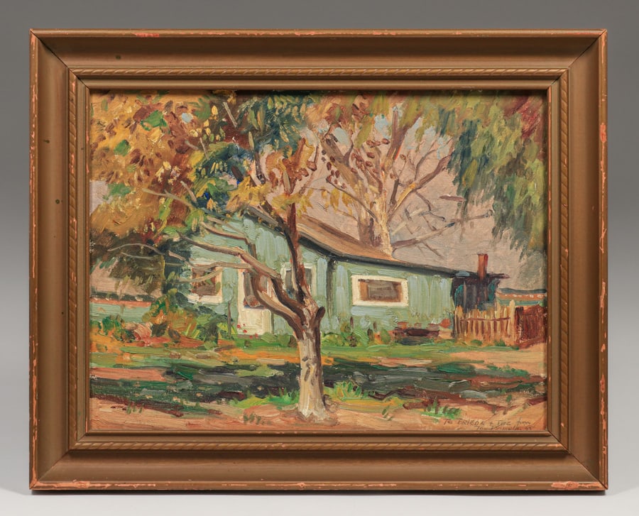 WPA ERA PAINTING LOS ANGELES