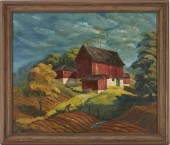 WPA OIL ON BOARD PAINTING SIGN